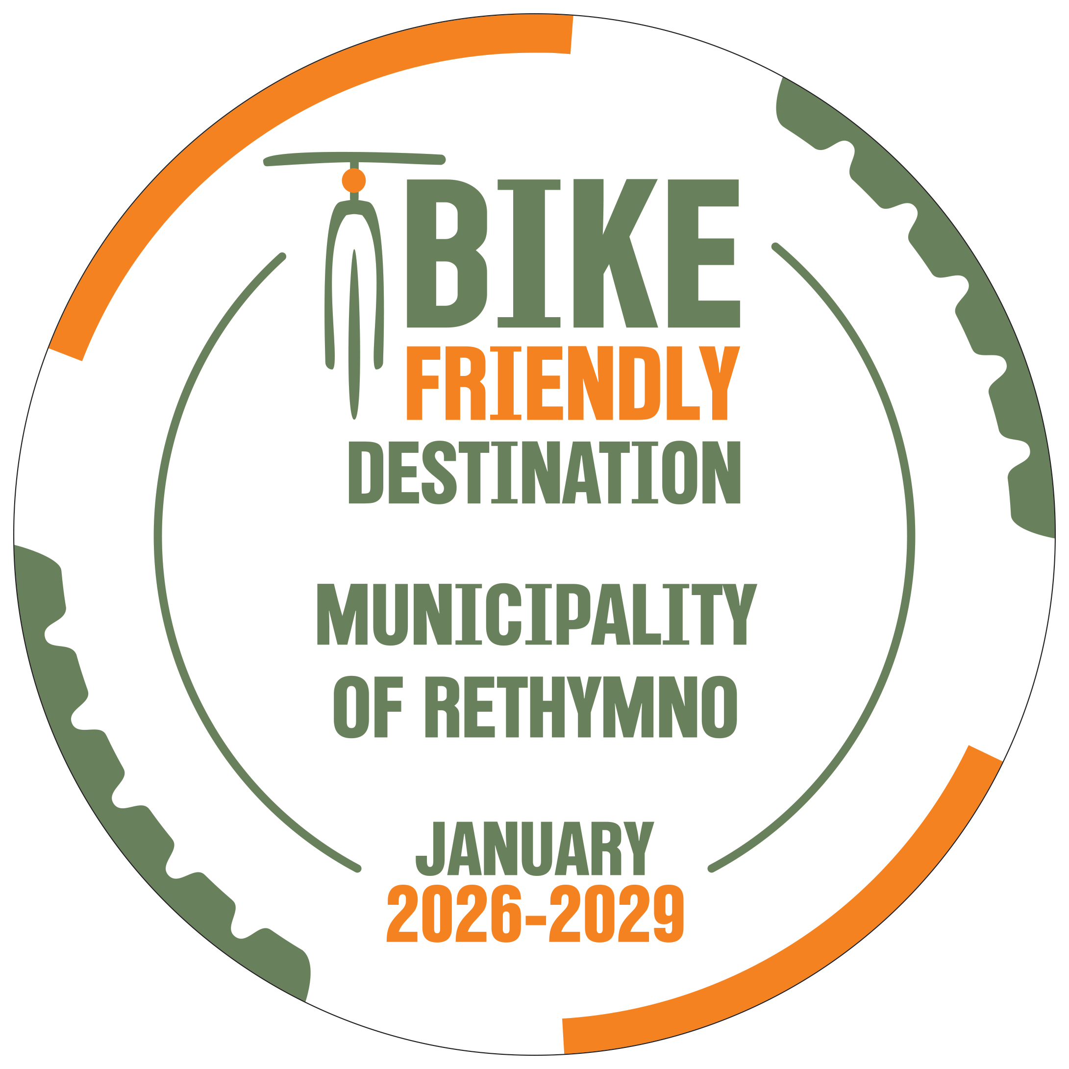 Rethymno Officieel vernieuwd als een "Fiets Vriendelijke Bestemming" voor 2026-2029
